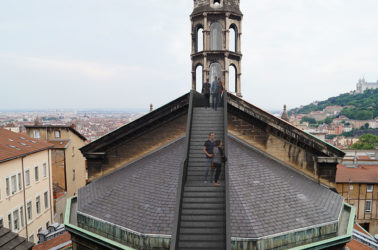 escalier sur toiture Bon Pasteur